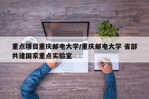 重点项目重庆邮电大学/重庆邮电大学 省部共建国家重点实验室