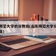 山东师范大学的分数线(山东师范大学分数线艺术生)